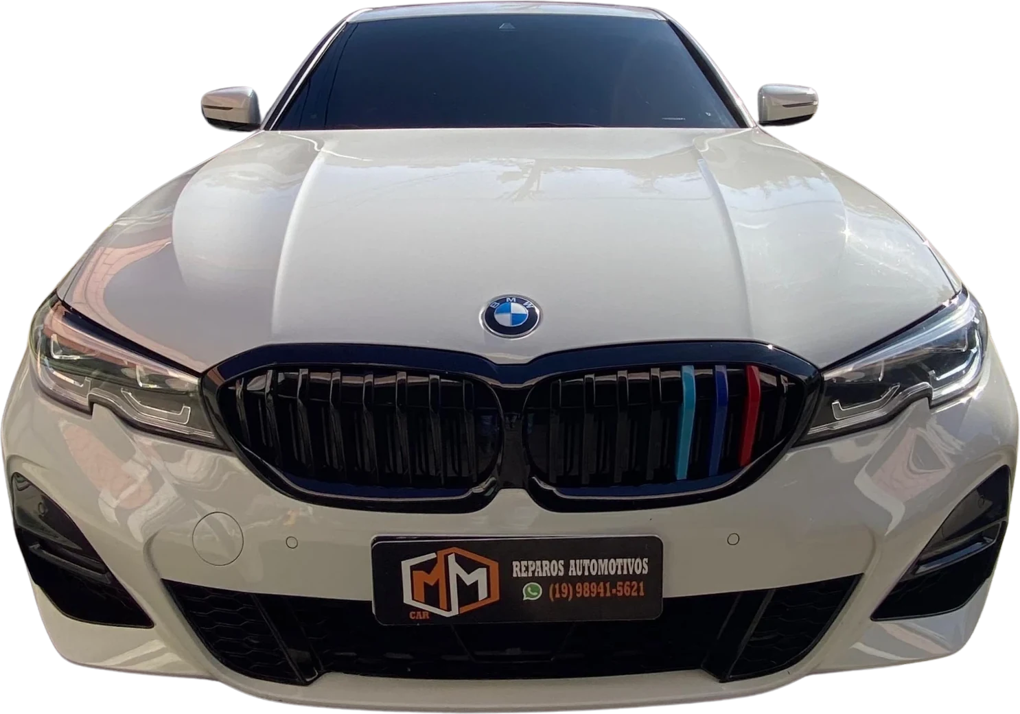 BMW 320 branca entregue pela MM Car